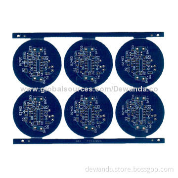 PCB board, 2 sides, HASL, blue mask